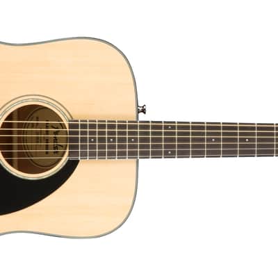 Fender CD-60S Dreadnought, Walnut Fingerboard - Natural image 1