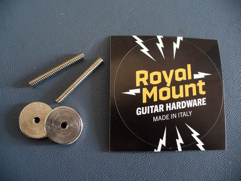 Gibson soft brass 50 thumbwheels and posts for vintage ABR-1 bridge Les Paul Royal Mount 2026 - Nickel image 1