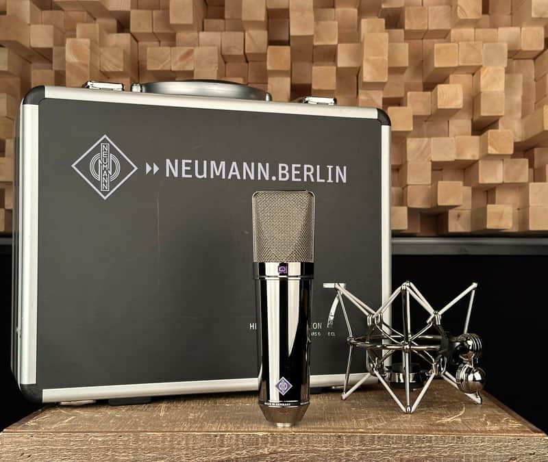 Neumann U 87 Rhodium Set Limited Edition Condenser Microphone 2017. U87 U87Ai U 87 Ai. 50th Anniversary. image 1