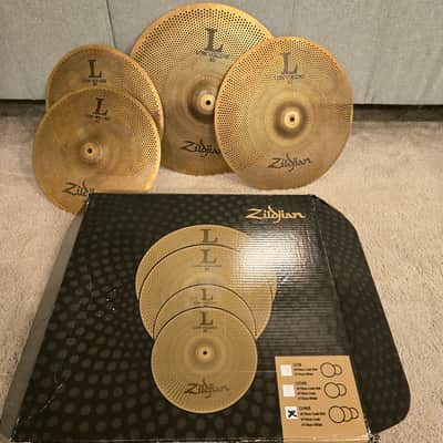 Zildjian LV468 L80 Low Volume Box Set 14/16/18" Cymbal Pack 2015 - Present - Buffed Bronze image 2