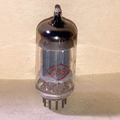 1960 CBS 12AX7 12AX7A ECC83 Long Plate Tube, Tested image 1