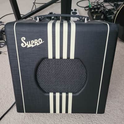 Supro 1818 Delta King 8 1-Watt 1x8" Guitar Combo 2021 - Present - Black image 2