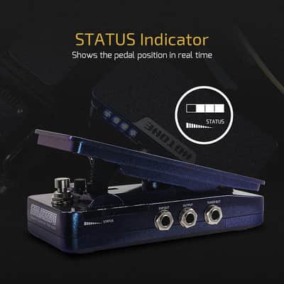 Hotone Wah Active Volume Passive Expression Guitar Effects Pedal Switchable Soul Press II 4 in 1 with Visible Guitar Effects Pedal image 5