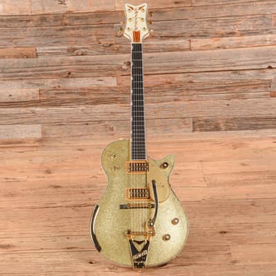 Gretsch Custom Shop Stephen Stern Masterbuilt G6134-CS Penguin Gold Sparkle 2021 - Zac Brown image 4