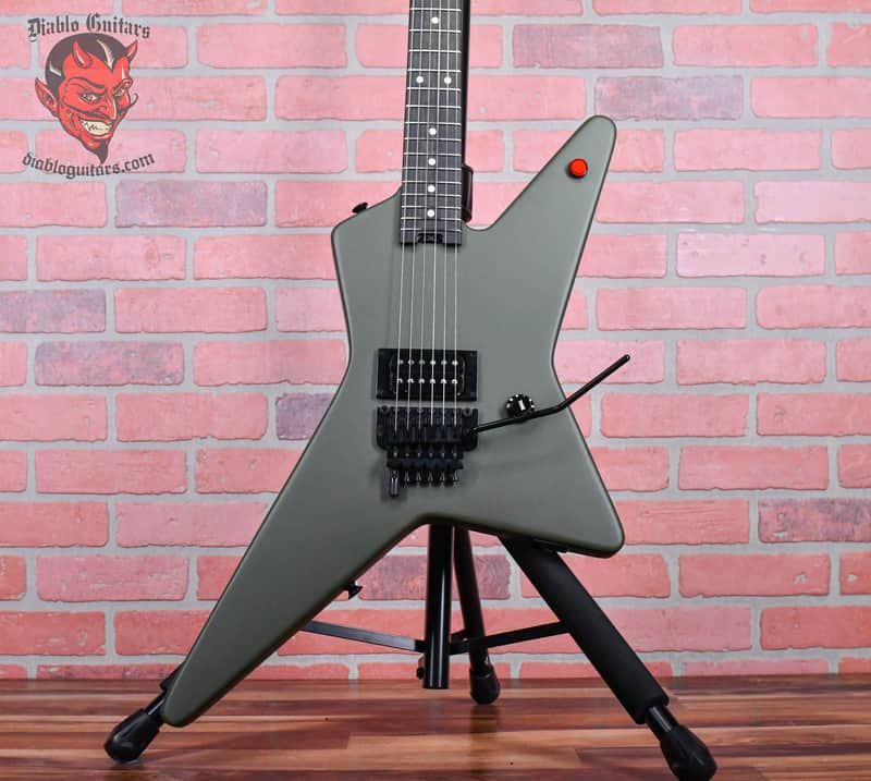 EVH Star Limited Edition Matte Army Drab 2023 w/Original Gigbag image 1