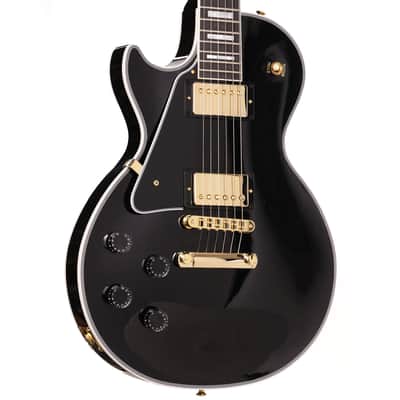 Gibson Custom Shop Les Paul Custom Left-Handed Ebony image 1