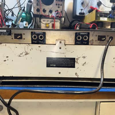 Selmer Stereomaster 100W (Dual 50W) Tube Amp Head 1965-1967 Metal Box | Fully Serviced w/ NOS GE Tubes | Syd Barrett Pink Floyd Era image 4
