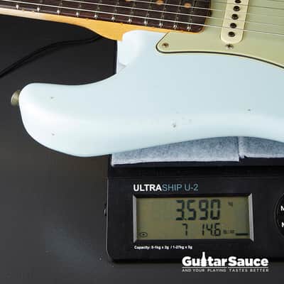 Fender Custom Shop 64 L-Series Stratocaster Journeyman Relic Faded Namm Limited Edition Custom Built 2024 - Sonic Blue (Cod.1884NG) image 19