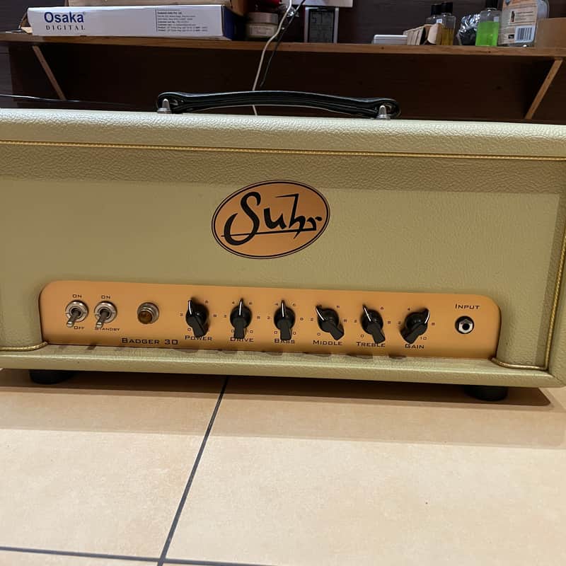 2009 – 2015 Suhr Badger 30 30-Watt Guitar Amp Head Cream