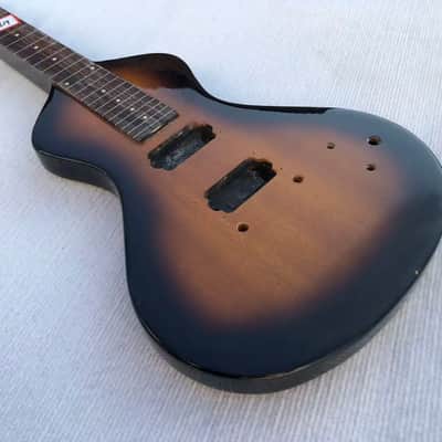 Hawaiian Slide Electric Guitar DIY Kit, Unfinished, 22 Frets image 4