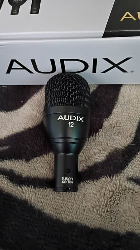Audix F2 Hyper-Cardioid Dynamic Tom/Snare Mic 2010s - Black image 1