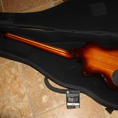Rick Turner Model 1 Bass Guitar Quilted Maple With Sunburst & Fancy Purfling-New Mint image 5
