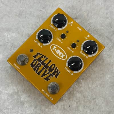 T-Rex Yellow Drive Dual Channel Distortion Pedal | Reverb