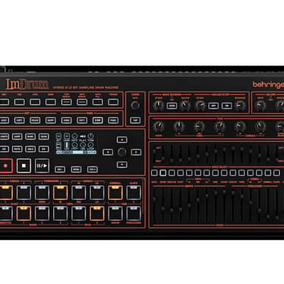 Behringer LmDrum Hybrid Sampling Drum Machine New New - Black image 1