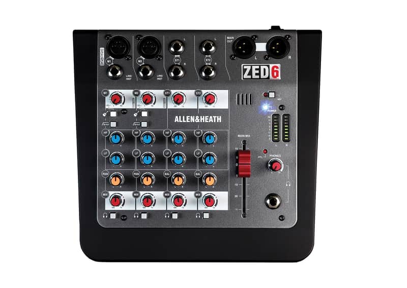 Allen & Heath ZED-6 Compact 4-Channel Mixer image 1