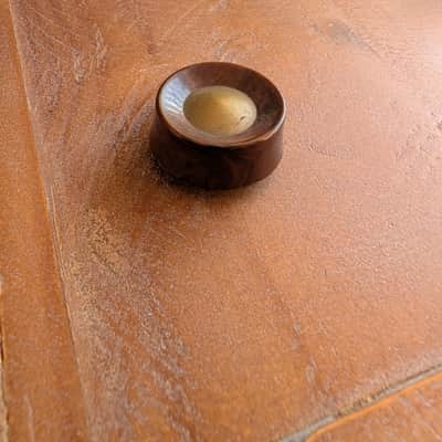 Unbranded Vintage Bakelite Amplifier Knobs Qty 3 1940s Brown image 3