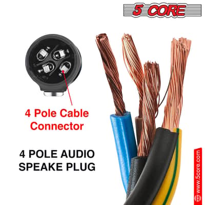5Core Speakon Adapter High Quality Audio Jack Male Audio Pin Speaker Adapter Connector image 7