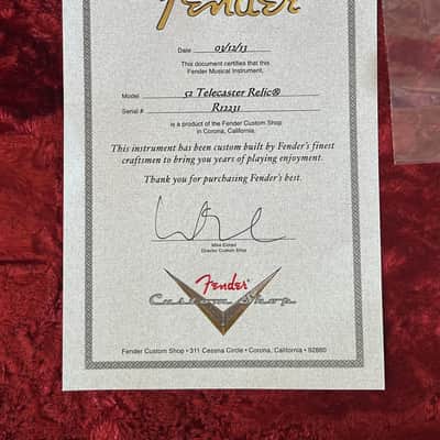 Fender Custom Shop 52 Telecaster Relic 2013 image 12