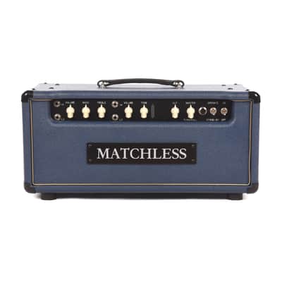Matchless HC-30 30W Head Navy w/ Gold Grille image 1
