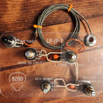 920D Custom Les Paul Wiring Upgrade - LP-JP-T - Four Push/Pull Pots! image 1