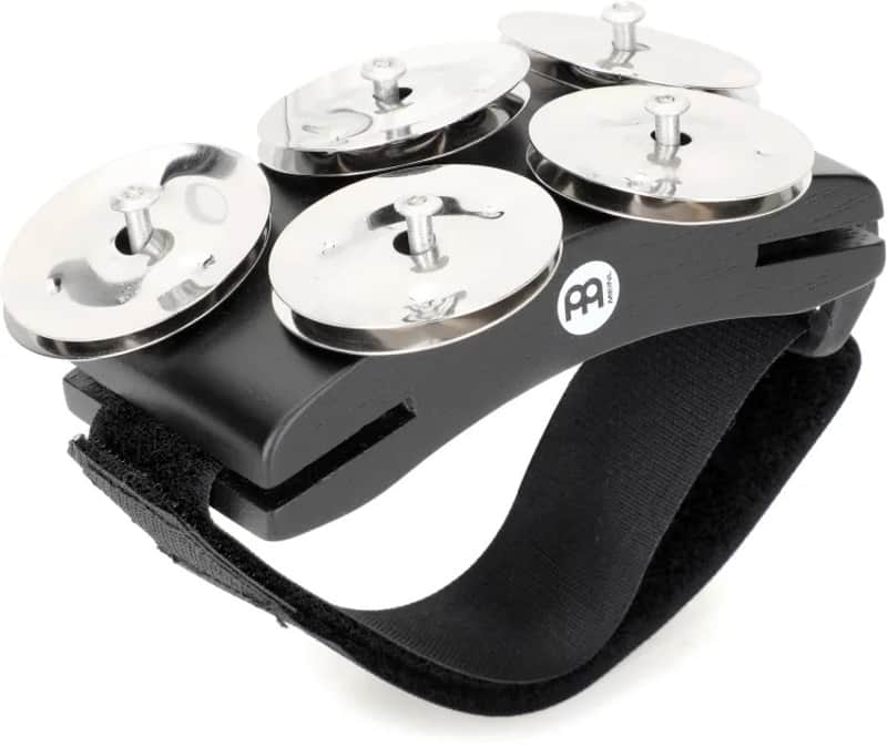 Meinl Percussion Foot Tambourine - Black image 1