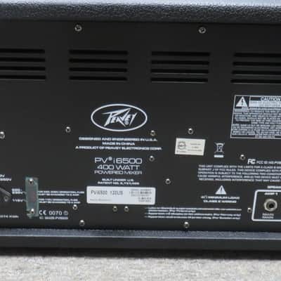 Peavey PVi 6500 Powered Mixer 2010s - Black image 6