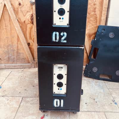 EAW LA118 18" Subwoofers – PAIR - with 2 Dollies - Tested & Working #1 & 2 image 4