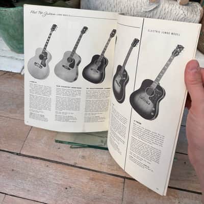 1959-1960 Gibson Full Line Catalog Les Paul ES Rare Vintage Case Candy Brochure Burst image 12
