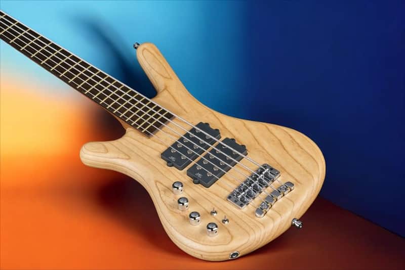 Warwick Pro Series Corvette $$ 5 String Natural Transparent Satin Lefthand GPS1485 90PA ASH FRL image 1