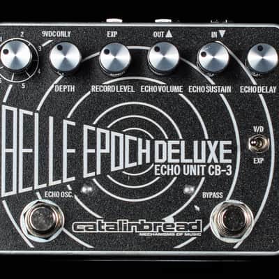 Catalinbread Belle Epoch Deluxe CB3 Dual Tape Echo Emulation - Black / Silver image 1