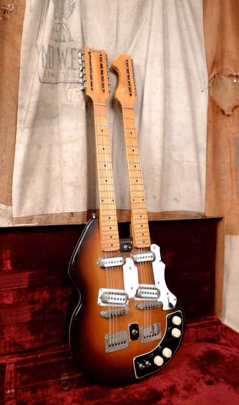 Stratosphere Twin Doubleneck 1957 Sunburst image 1