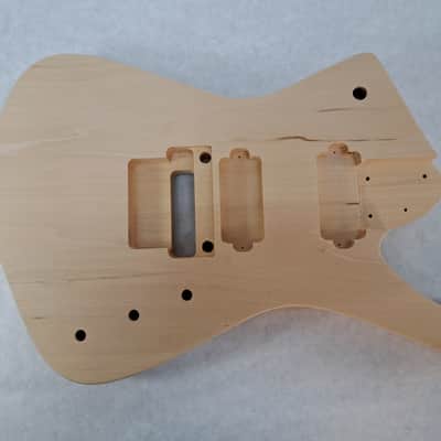 Unfinished 7 string Basswood Iceman body Fits Ibanez (tm) RG and Jem necks J2163 image 1