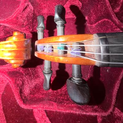 Immagine 1996 Erich Werner 4/4 Violin – Bubenreuth Germany 1996 Erich Werner 4/4 Violin – Bubenreuth Germany – Bow & Fitted Case 1996 - Warm Amber Varnish - 2