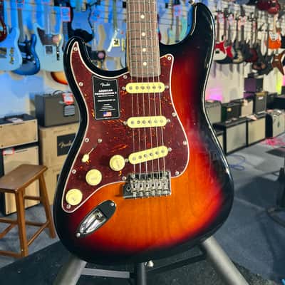 Fender American Professional II / Am Pro II Stratocaster Left-handed - 3 Color Sunburst Rosewood Board Get Plek'd Free! 362 image 2