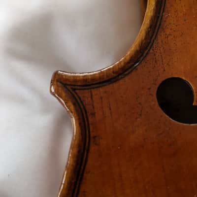 Amati high end copy 7/8 size violin sweet sound pro setup w. case image 14