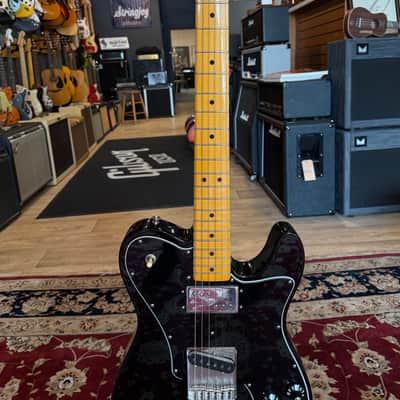 Fender American Vintage II '77 Telecaster Custom with Maple Fretboard 2022 - Present - Black image 3