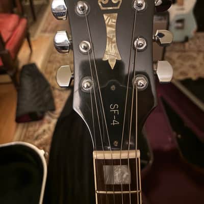 c. 1980 Guild Starfire SF-4 Semi-Hollow body guitar - Tobacco Burst L/H image 4
