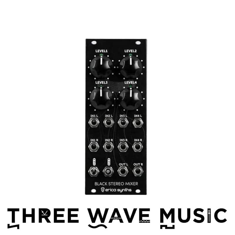 Erica Synths Black Stereo Mixer V3 [Three Wave Music] image 1