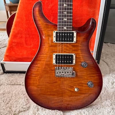 2022 PRS CE-24 Dark Cherry Sunburst w/ Hardshell Case and Original Gig Bag image 2