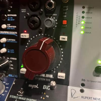 Heritage Audio RAM System 500 Studio Monitor Controller 500 Series Module 2010s - Blue image 1