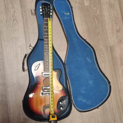 1960s  Meazzi Hollywood - Old Jazz - Semi Hollow Body Electric - Rare Guitar! image 16