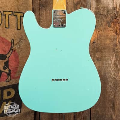 Fender Custom Shop 1963 Telecaster Journeyman Relic - Aged Surf Green image 4