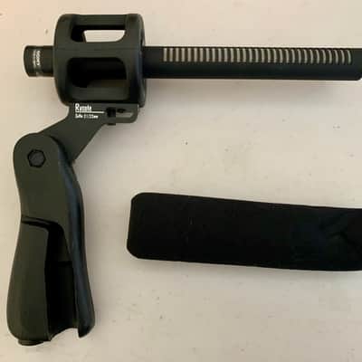 Sony ECM 670 shotgun mic WITH Rycote Softie Pistol grip shockmount image 1