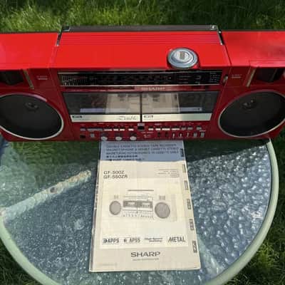 Sharp GF-550ZR Rare Vintage Cassette Boombox  Ghettoblaster Warranty +Manual image 17