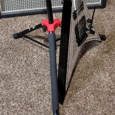 Jackson "Custom Rhinestone" JS32 King V Gloss Black 2019 image 13