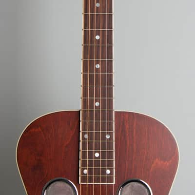 Beard  Vintage R Dobro Resophonic Guitar (2004), ser. #D-442, original black tolex hard shell case. image 8