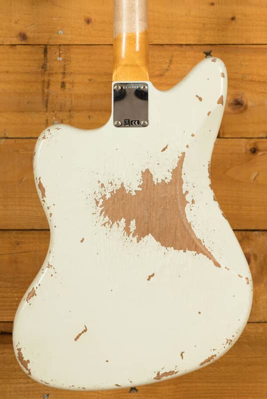 Fender Custom Shop 59 Jazzmaster - Heavy Relic Olympic White | Reverb