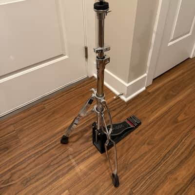 DW DWCP5500TD 5000 Series Delta II Heavy Duty Double-Braced Rotating 2-Leg Hi-Hat Stand 2020s - Chrome image 3