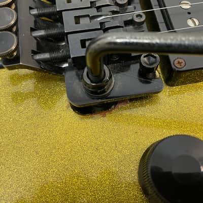 Hamer 1986 Steve Stevens SS1 Signature Gold Sparkle Electric Guitar image 21