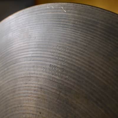 Zildjian Avedis 14" Vintage Hi-hat Bottom - 1395g - 1960s image 3